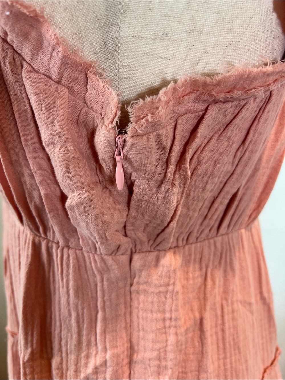 Free the Roses Dusty Rose Tiered Maxi Dress - Picture 6 of 11